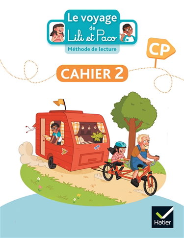 Couverture de Le voyage de Lili et Paco : méthode de lecture, CP : cahier 2