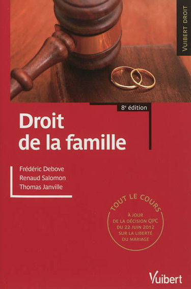 Couverture de Droit de la famille