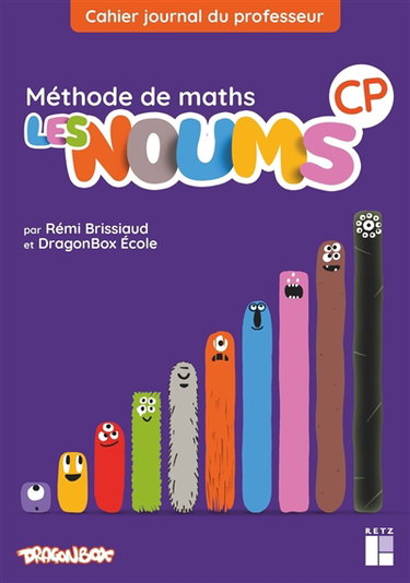 Couverture de Les Noums, méthode de maths CP : cahier journal du professeur