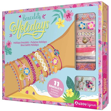 Couverture de Bracelets holidays : 11 bracelets. Holidays bracelets : 11 bracelets. Pulseras holidays : 11 pulseras