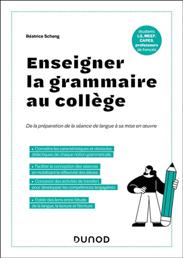 Couverture de Enseigner la grammaire au collège : de la préparation de la séance de langue à sa mise en oeuvre