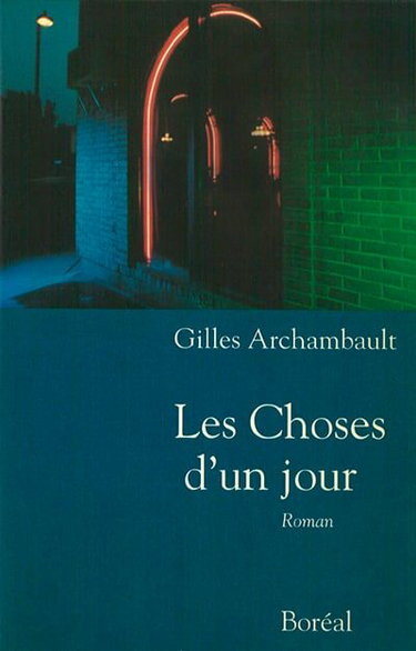 Couverture de Les choses d'un jour
