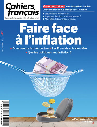 Couverture de Cahiers français, n° 432. Faire face à l'inflation
