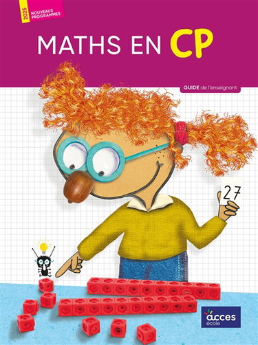 Couverture de Maths en CP : guide de l'enseignant : nouveaux programmes 2025