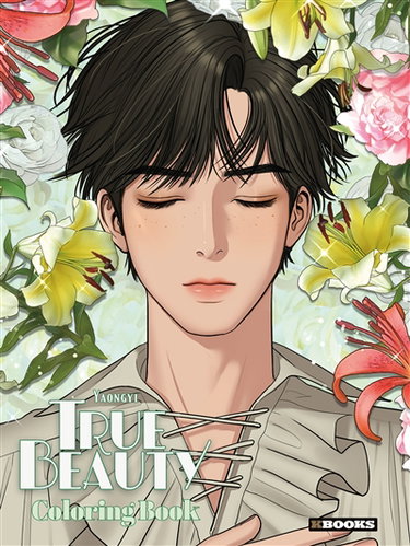 Couverture de True beauty : coloring book