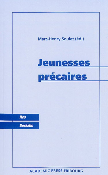 Couverture de Jeunesses précaires