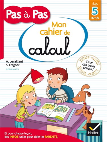 Couverture de Cahier de calcul pour apprendre à compter pas à pas