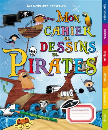 Couverture de Mon cahier de dessins de pirates