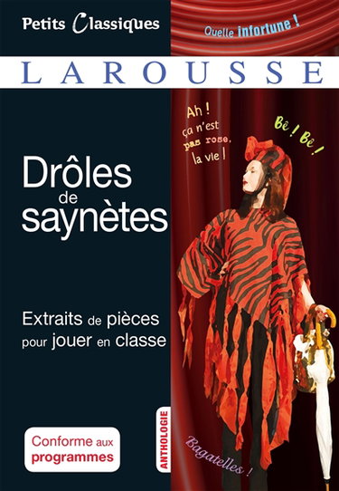 Couverture de Drôles de saynettes : extraits de pièces pour jouer en classe