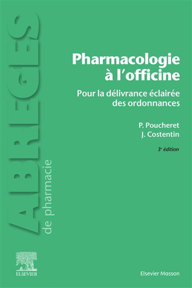 Couverture de Pharmacologie à l'officine : pour la délivrance éclairée des ordonnances