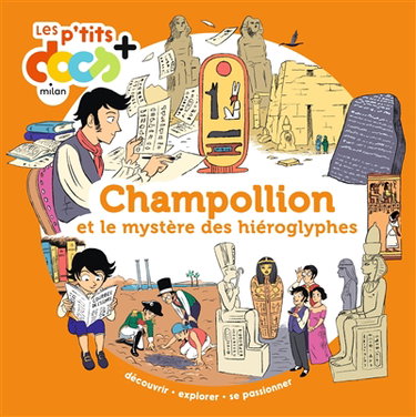 Couverture de Champollion et le mystère des hiéroglyphes