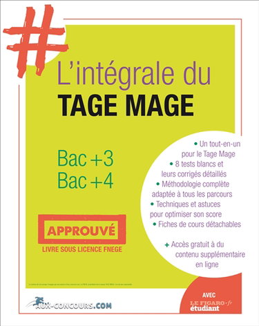 Couverture de L'intégrale du Tage Mage : bac +3, bac +4