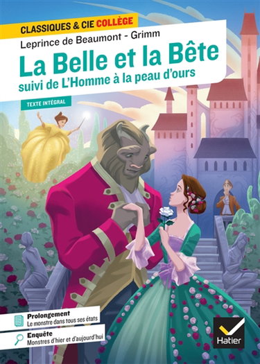 Couverture de La Belle et la Bête (1756). L'homme à la peau d'ours (1864) : texte intégral