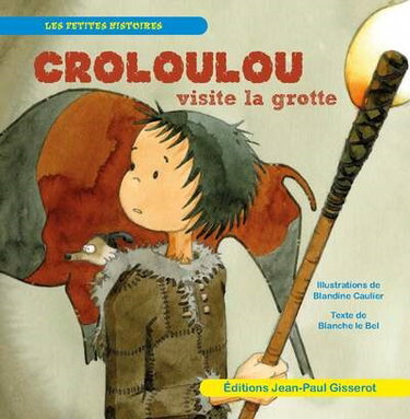 Couverture de Croloulou visite la grotte