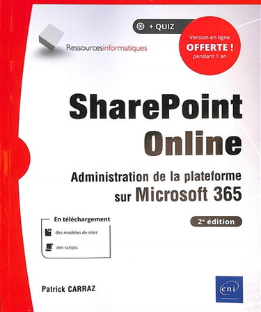 Couverture de SharePoint Online : administration de la plateforme sur Microsoft 365