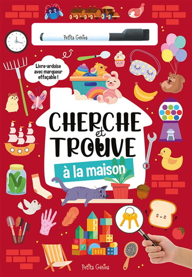 Couverture de Cherche et trouve à la maison