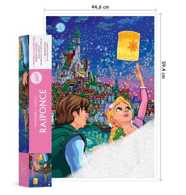 Couverture de Raiponce : coloriages mystères