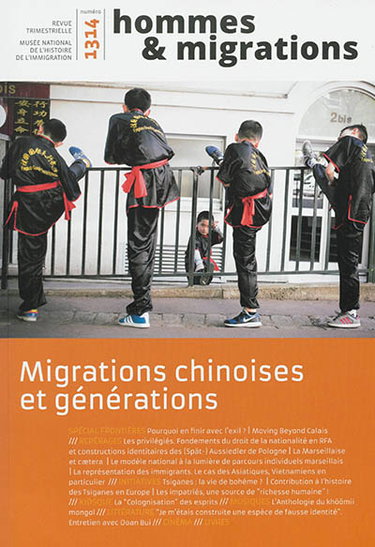 Couverture de Hommes & migrations, n° 1314. Migrations chinoises et générations