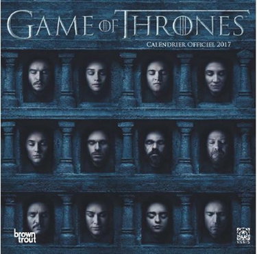 Couverture de Game of thrones : calendrier officiel 2017