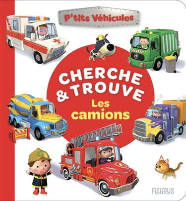 Couverture de Les camions : cherche & trouve
