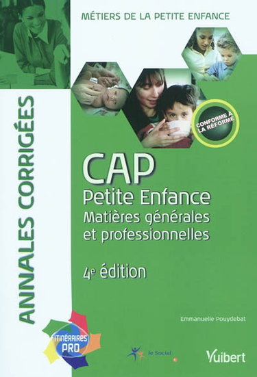 Couverture de Métiers de la petite enfance, CAP petite enfance : matières générales et professionnelles