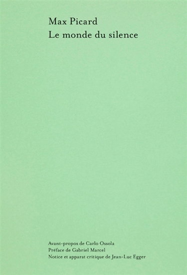 Couverture de Le monde du silence