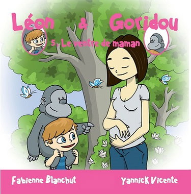 Couverture de Léon & Goridou. Vol. 5. Le ventre de maman