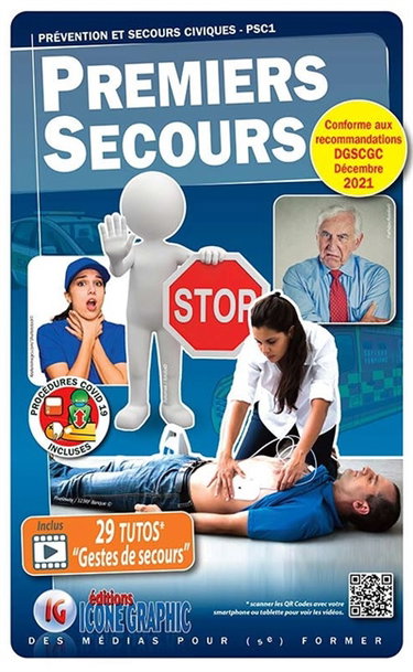 Couverture de Premiers secours : prévention et secours civiques, PSC1