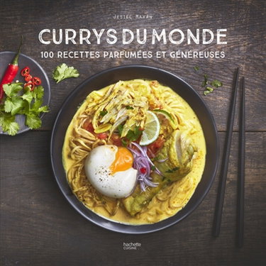 Couverture de Currys du monde : 100 recettes parfumées et généreuses