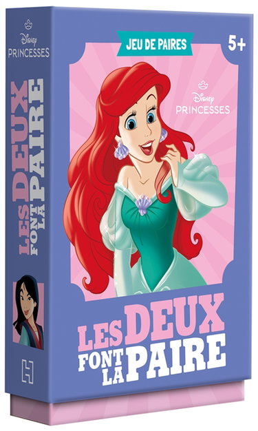 Couverture de Disney princesses : les deux font la paire : jeu de paires