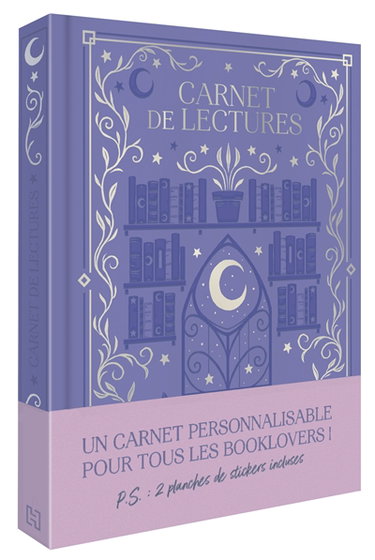 Couverture de Carnet de lectures : un carnet personnalisable pour tous les booklovers