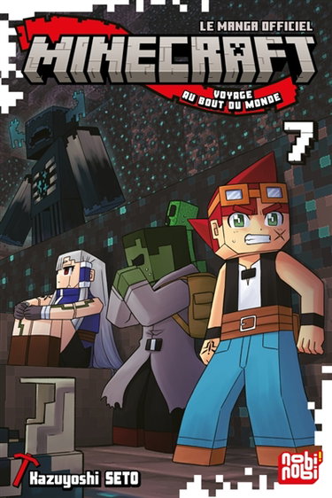 Couverture de Minecraft, le manga officiel : voyage au bout du monde. Vol. 7