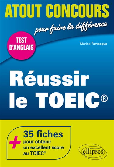 Couverture de Réussir le TOEIC par Marina Farvacque