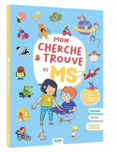 Couverture de Mon cherche & trouve de MS : tout le programme de moyenne section ! par Aurore Meyer