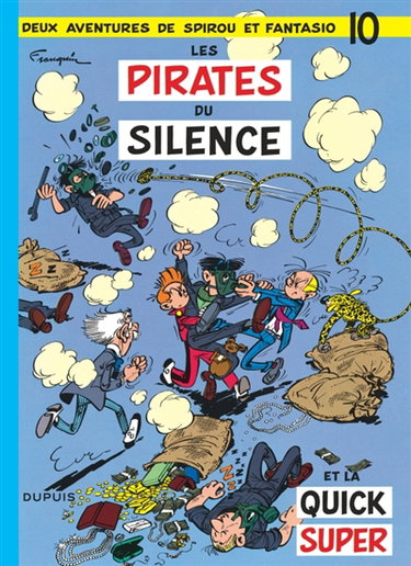 Couverture de Spirou et Fantasio. Vol. 10. Deux aventures de Spirou et Fantasio par André Franquin