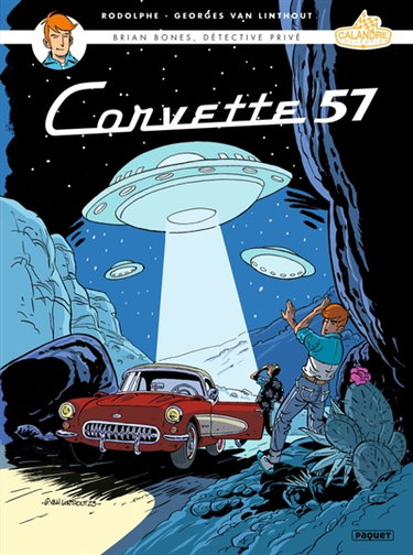 Couverture de Brian Bones, détective privé. Corvette 57 par Rodolphe
