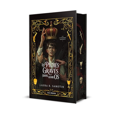 Couverture de Les Péchés Gravés Dans Leurs Os (Edition Relié) : La Couronne Maudite 1