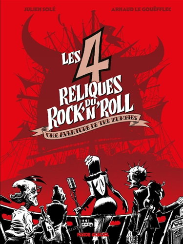 Couverture de Les 4 reliques du rock'n'roll : une aventure de The Zumbies