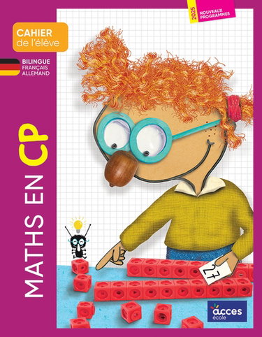 Couverture de Maths au CP : cahier de l'élève bilingue par Elisabeth Schneider