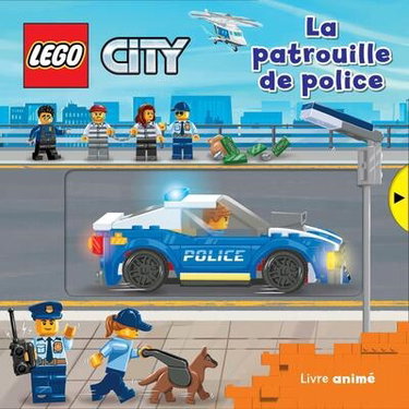 Couverture de Lego City. La patrouille de police : livre animé par AMEET Studio