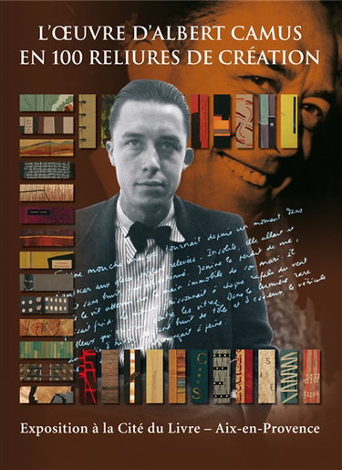 Couverture de L'oeuvre d'Albert Camus en 100 reliures de création par Florent Rousseau