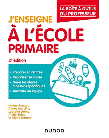 Couverture de J'enseigne à l'école primaire par Karine Bonnal