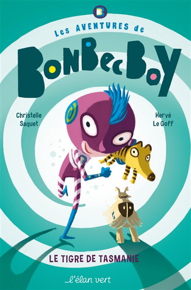 Couverture de Les aventures de Bonbec Boy. Le tigre de Tasmanie par Christelle Saquet