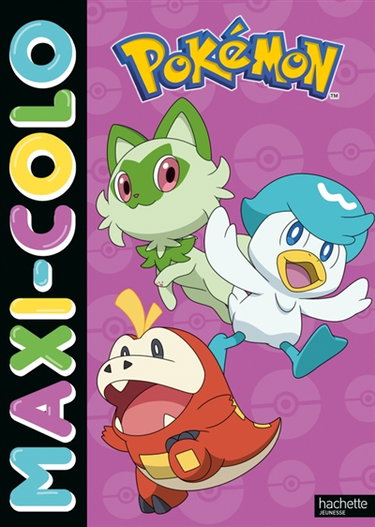 Couverture de Pokémon : Maxi-colo par The Pokémon Company