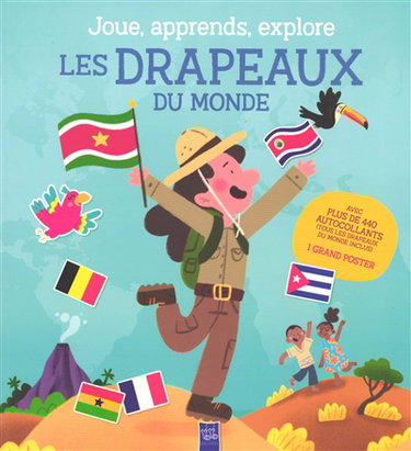 Couverture de Les drapeaux du monde : prêt pour l'aventure ? par Barbara Bakos