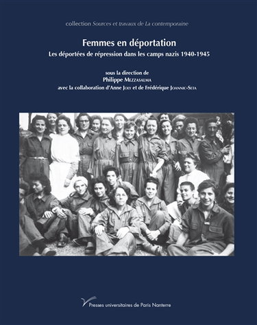 Couverture de Femmes en déportation : les déportées de répression dans les camps nazis, 1940-1945 par Philippe Mezzasalma