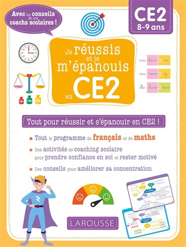Couverture de Je réussis et je m'épanouis en CE2 : tout pour réussir et s'épanouir en CE2 ! : CE2, 8-9 ans par Audrey Forest