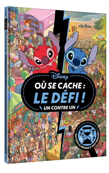 Couverture de Où se cache ? : le défi ! : un contre un par Walt Disney company