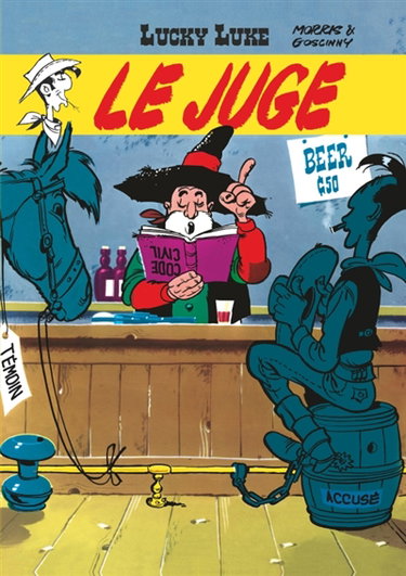 Couverture de Lucky Luke. Vol. 13. Le juge par Morris