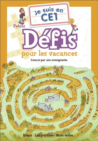 Couverture de Je suis en CE1 : petits défis pour les vacances : rébus, labyrinthes, mots mêlés... par Magdalena